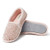 Dearfoams Women s Chenille A-Line Slipper  Dusty Pink  Medium