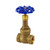 Midline Valve I44U234 Long Bonnet Gate Valve with Wheel Handle  Heavy Duty  Lead Free  Water Shutoff 1-2 in- FIP Connections  Cast Brass
