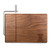 NCAA Illinois Illini Meridian Black Walnut Cutting Board with Cheese Slicer