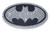 Elektroplate Batman Crystal Oval Chrome Auto Emblem