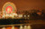 Ferris Wheel At Night Poster Print 17 x 11