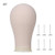 Cork Canvas Block Head  Anself Mannequin Head Wig Display Styling Head Manikin Canvas Head with 6 Tpins for Home or Salon Use 25