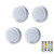 Geaoriue Puck Lights with Remote Control  Wireless led under cabinet lighting  Dimmable Closet lights battery powered  under counter lights for kitchen  Stick on Lights with Timer   Dimmer