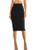 SheIn Women s High Waist Rib Knit Solid Bodycon Pencil Midi Skirt Large  Black