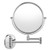 Cozzine Wall Mount Makeup Mirror, 10X Magnifying Two Side Vanity Extendable Bathroom Mirror, Chrom Finish (10X, Silver)