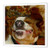 3dRose ht978713 Happy Smiling Basset Hound-Iron on Heat Transfer for White Material  10 by 10-Inch
