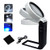 LED Magnifying Glass with Light and Stand Hands Free  6X 25X Adjustable Folding Design Magnifier with LED Lighted  Portable Illuminated Magnifying Glass for Reading  Soldering  Hobbies  Jewelry  Craft