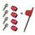 CYCEARTH 4 Sets Bicycle Olive Connecting Insert Oil Fitting Kit for Avid Sram Bike Hydraulic Disc StealthamaJig Brake Hose Stealth-A-MAJIG Quick Install