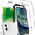 Tamoria 2 Pack Screen Protector Compatible with iPhone 12 6-1 Inch 2 Pack Camera Lens Protector Tempered Glass Silk-Edge Full-Screen Coverage Accessories with Installation Tray