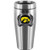 NCAA Iowa Hawkeyes Steel Travel Mug with Flame Logo