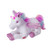Dazmers Unicorn Stuffed Animal with Flapping Wings - Musical Plush Unicorn Toy with Magical Lights and Sounds Pink