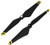 Genuine DJI Phantom 3 E305 9450 Carbon Fiber Reinforced Self-tightening Propellers Props Composite Hub  Black with Yellow Stripes For Phantom 3 Professional  Advanced  Phantom 2 series  Flame Wheel series platforms and the E310-E305-E300 tuned prop