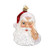Old World Christmas Glass Blown Ornament with S-Hook and Gift Box  Santa Head Collection Night Before Christmas Santa