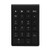 Bluetooth Number Pad Portable Slim 22-Key Wireless Bluetooth Numeric Keypad for Computer Laptop for Financial Accounting Data EntryBlack