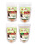 Herbal Amla Powder 100G  Bhringraj Powder 100G  Shikakai Powder 100G  Aritha Powder 100G - 1 Complete Hair Care Combo Pack