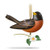 Hallmark Keepsake Christmas Ornament 2018 Year Dated  Beauty of Birds Robin