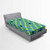 Lunarable Duckies Fitted Sheet  Abstract Bathroom Toy Pattern a Black Rubber Duck Among Yellow Ones Children Theme  Soft Decorative Fabric Bedding All-Round Elastic Pocket  Twin Size  Teal Yellow