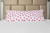 Lunarable Polka Dot Body Pillow Case Cover with Zipper  Sugar Pink Color Irregular Polka Dots Formed by Watercolor Paint Brush  Decorative Accent Long Pillowcase  21  x 54   Pink White