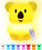 Baby Night Light for Kids Room   LED Kids Night Light Baby Lamp for Nursery   Koala Lamp With Remote   Nine Multi Color Changing Koala Light   Miffy Lamp for Nursery   Silicone Night Light Kids- Koala