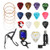 Avenda Guitar Accessories Kit  25 in 1 Include Acoustic Guitar Strings  Picks  String Winder   Cutter  Tuner  Capo  Pick Holder for Guitar Beginners
