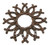IWGAC 0184S-0072 Cast Iron Horseshoe Wreath