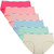 INNERSY Womens Cotton Sporty Underwear Hipster Panties Regular   Plus Size 6-PackX-Small Brights