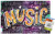 Music - Pattern Wall Poster with Push Pins