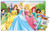 Disney Princess - Castle Lawn Group Wall Poster with Push Pins