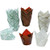 Resinta 150 Pieces Tulip Baking Cups Cupcake Muffin Liners Wrappers for Parties Weddings Anniversaries in 3 Patterns