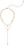 Ettika Womens Dainty Gold Chain Lariat Choker Necklace with Moon  One Size Ettika Womens Dainty Gold Chain Lariat Choker Necklace with Moon  One Size