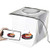 ROSEBEAR Mini Photo Studio Box  Portable Photography Shooting Light Tent Kit  Small Size Folding Lighting Softbox with Dual 20 LED Lights  6 Backdrops for Product Display