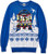 Star Wars Men s Ugly Sweater  R2D2 Christmas Lights-Royal  Large