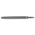 Crescent Nicholson 12  Mill Single Cut Bastard File with Ergonomic Handle - 21842HNN