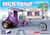 MPC Milk Trike Trick Trikes Series 1-25th Scale Model Kit