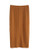 SheIn Women s Basic Plain Stretchy Ribbed Knit Split Full Length Skirt Camel Large