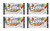 Skittles Zombie Mix Halloween Fun Size Candy - Pack of 4 Bags - 10-72 oz Per Bag