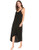 Ekouaer Womens Sleeveless Long Nightgown Summer Slip Night Dress Cotton Sleepshirt Chemise  A-black6696  Large