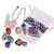 11 pcs Chakra Crystal Healing Kit-Lot of 7 Chakra tumbles  Crystal Quartz Pendulum  Amethyst Cluster  Raw Rose Quartz  and Crystal Point-Bohemian Meditation Set