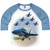 Shirts That Go Little Boys  Airshow Jets Raglan T-Shirt 6 Pool Sleeves