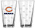 Boelter Brands Chicago Bears Satin Etch Pint Glass Set