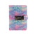 A5 Sequin Mermaid Scale Pattern Notebook Travel Journal Personal Diary Writing Planner Classic Notepad with Combination Lock Pen Loop80Sheets-160Pages