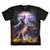 The Mountain Men s Midnight Wolfpack Moon T-Shirt  Black  3XL