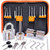 Lock Model with Stainless Steel Door Open Tool Set Orange  17Pcs