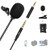 Lavalier Lapel Microphone Professional Omnidirectional Condenser Mic for Android Smartphone Recording Mic for YouTube Interview Video 6M