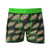 Crazy Boxers Men s Mountain Dew Black Boxer Briefs  Green  Large
