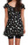 Free People Like a Lady Printed Mini Black LG Women s 12-14
