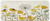 Lunarable Spring Kitchen Mat  Polka Dotted Chicken and Hen Flying Butterflies Among Spring Flowers  Plush Decorative Kitchen Mat with Non Slip Backing  47  X 19   Yellow Mustard