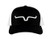 Kimes Ranch Apparel Mens Kimes Ranch Mesh Weekly Trucker Cap One Size Black-White