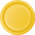 75-Count Value Pack Paper Dinner Plates, Schoolbus Yellow