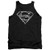 Superman Urban Camo Shield Mens Tank Top Shirt Black  Medium